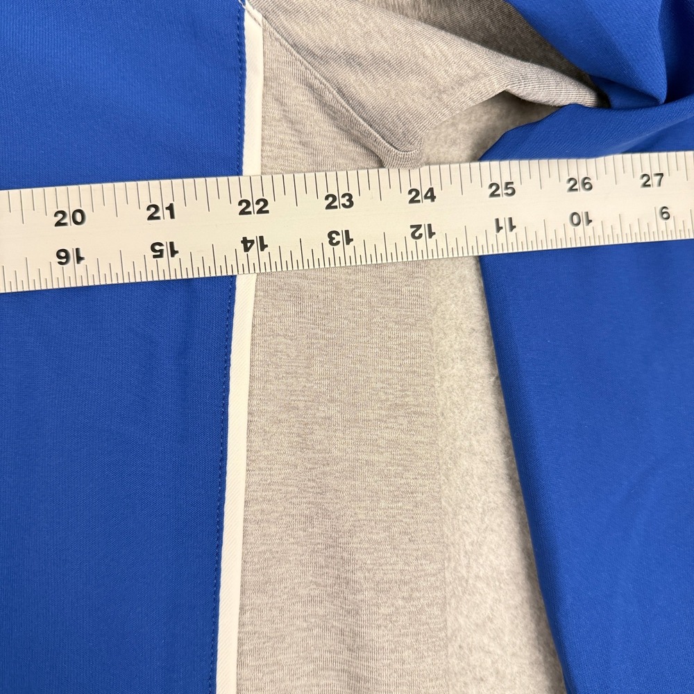 FootJoy  Keene Trace Golf Club 1/4 Zip Pullover Mens Size XL Blue Gray - Picture 5 of 8